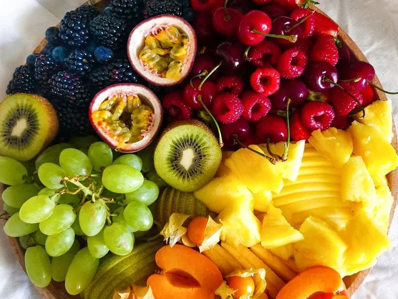 Packing sheet listing Fruit Platter quantity 4
